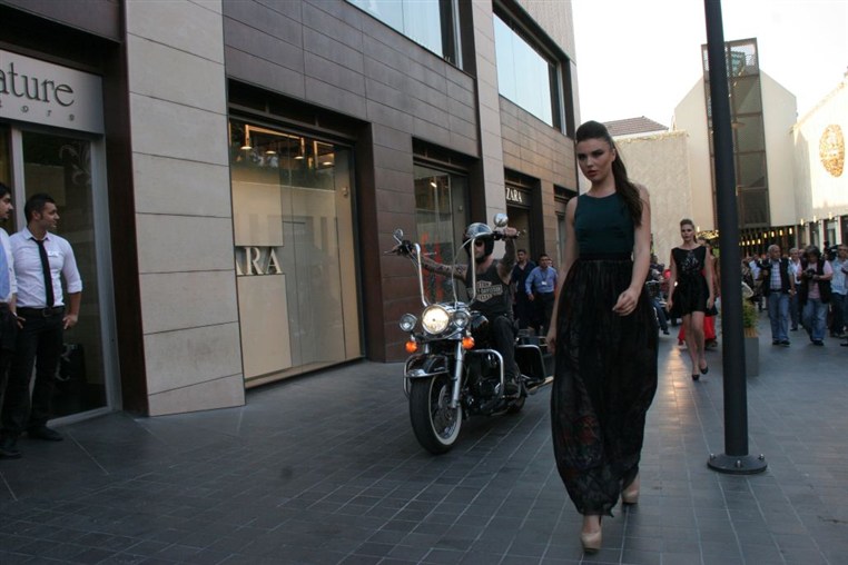Harley Davidson show at Beirut Souks